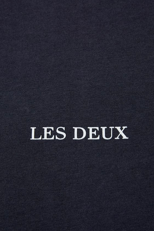 T-SHIRT LES DEUX - 460201-DARK NAVY/WHITE